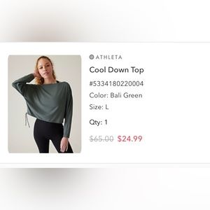 Athleta Cool Down Top